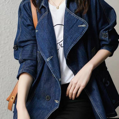 Women's Fashion Loose Casual Denim Coat